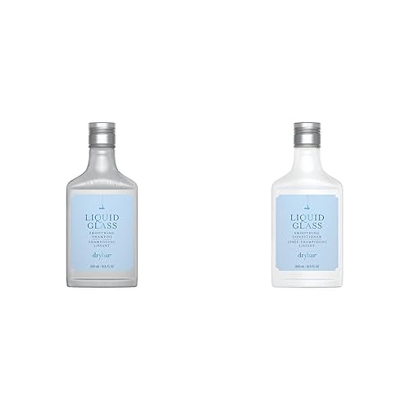 Drybar Liquid Glass Shampoo & Conditioner Set - Smoothing Formula for Frizz-Free Shine
