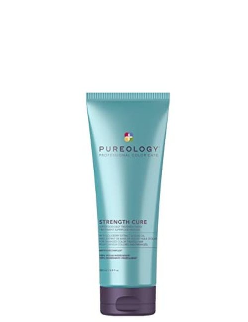 Pureology Strength Cure Superfood Treatment - Strengthening Leave-In for Damaged, Color-Treated Hair | Silicone-Free & Vegan