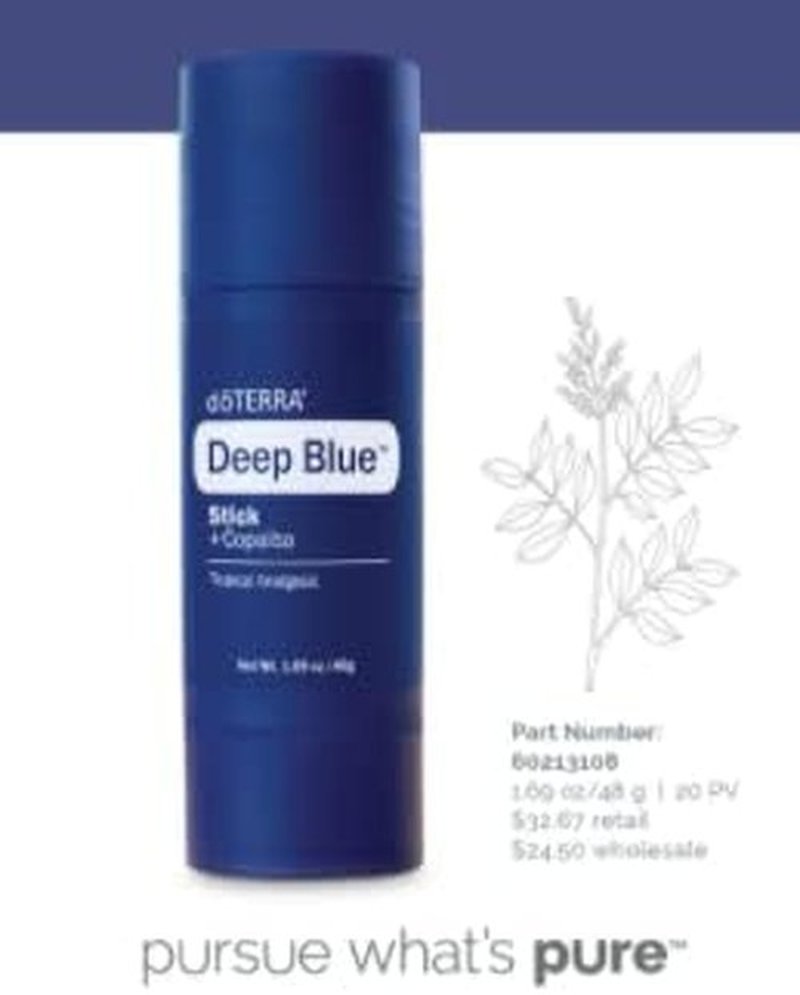 doTERRA Deep Blue Stick - Soothing Pain Relief | Convenient 2-Pack for Easy Use