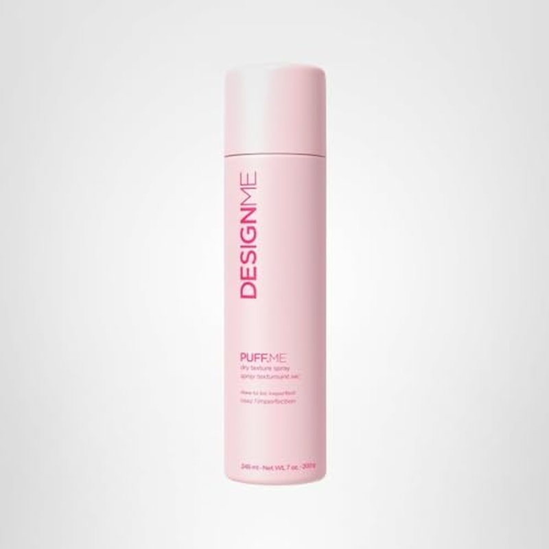 Design.Me PUFF.ME Volumizing Dry Texture Spray for Hair | Light Hold Hairspray for Straight or Wavy Hair | Color Safe Fine Hair Texture Spray | Paraben and Sulfate Free Hair Texturizer, (7 Oz)