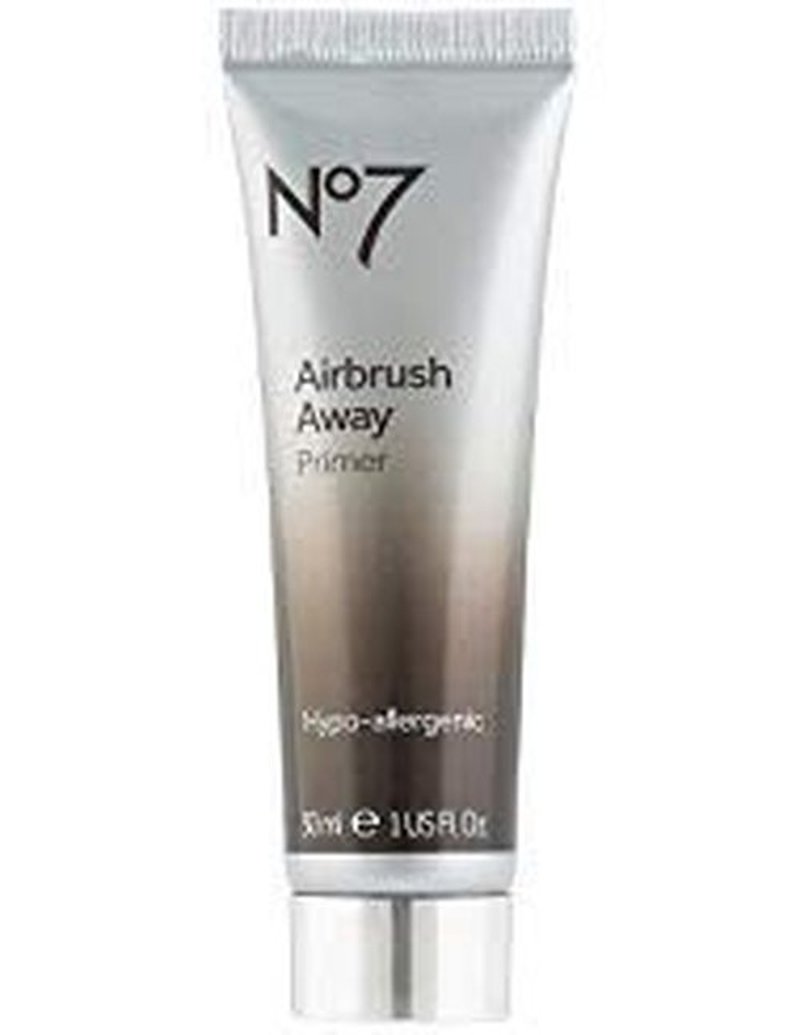 No7 Airbrush Away Primer - Smooth Finish for Flawless Skin | 1oz Clear