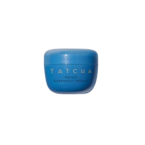 Tatcha Indigo Overnight Repair Cream - Travel-Sized Redness Reducer & Barrier Repairer | 15 ml / 0.5 fl. oz.