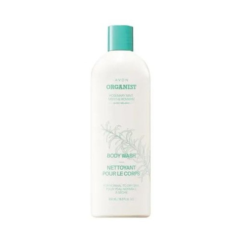 AVON Rosemary Mint Body Wash - Refreshing Cleanser for Invigorating Skin Care