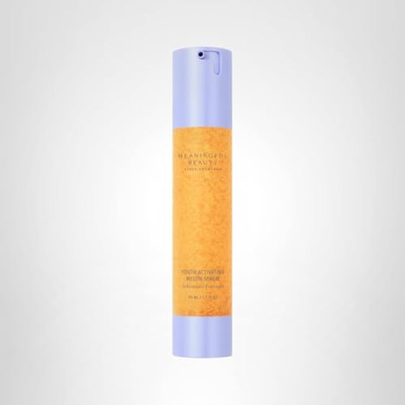 Meaningful Beauty Youth Activating Melon Serum, Lightweight, Hydrating, Anti Aging Face Serum with Melon Stem Cell Extract & Hyaluronic Acid, Skin Care for Mature Skin, Travel Size, 1.7 Fl Oz