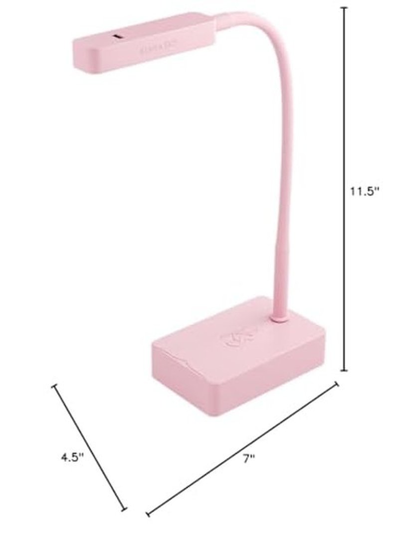 KIARA SKY UV Nail Lamp, LED Nail Lamp, Cordless & Rechargeable Nail Dryer Flash Cure UV Light for Gel Nail Polish - Beyond Pro, Pink