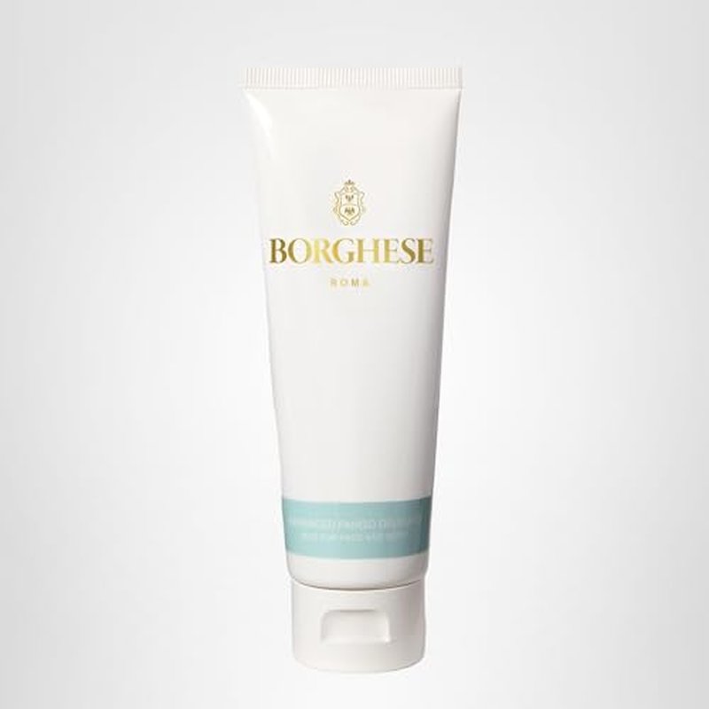 Borghese Advanced Fango Delicato Mud Mask - Hydrating Face Mask with Kaolin Clay, Aloe, Hydrolyzed Collagen & Hyaluronic Acid for Normal & Dry Skin
