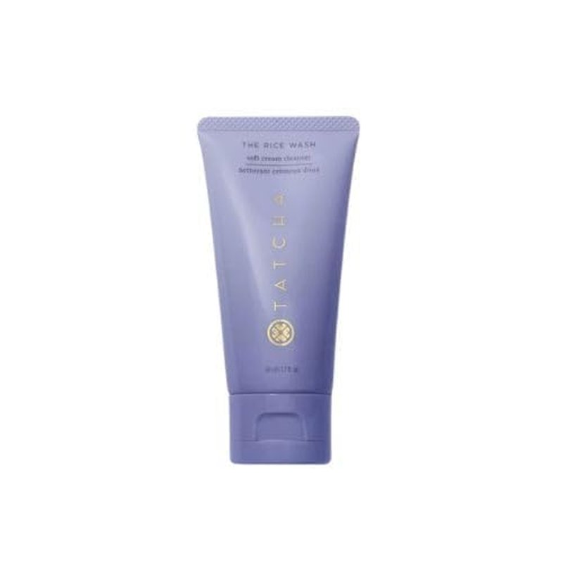 TATCHA The Rice Wash - Travel-Sized Soft Cream Facial Cleanser for Luminous Skin | 50 ml/1.7 fl. oz.