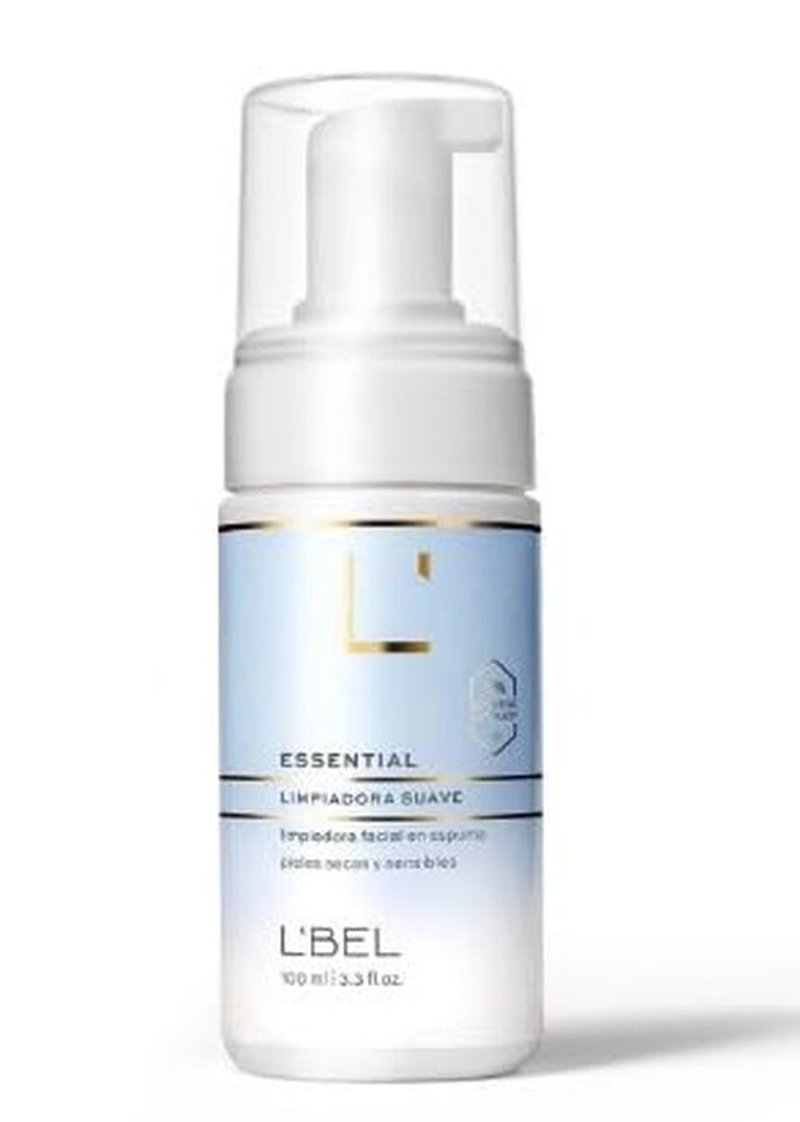 L'Bel Essential Gentle Cleanser - Facial Cleansing Foam for Dry & Sensitive Skin | 100 ml / 3.3 fl. oz.