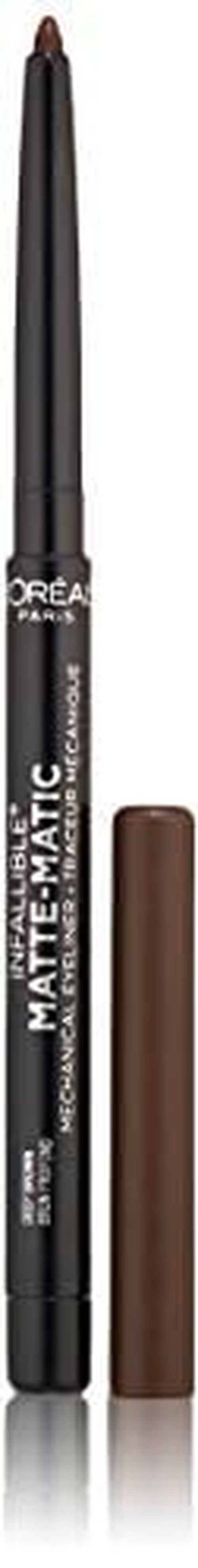 L'Oreal Paris Infallible Matte-Matic Mechanical Eyeliner, Deep Brown, 0.01 oz. (Pack of 2)