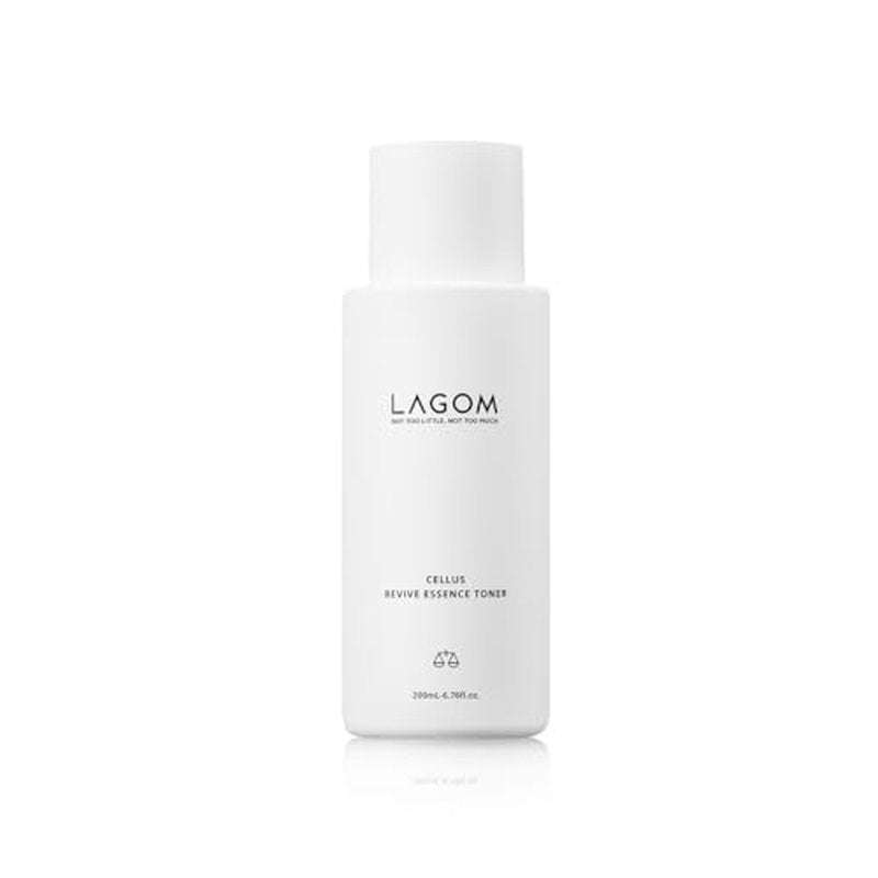 LAGOM Cellus Revive Essence Toner - Natural Replenishment with 3-Layer Hyaluronic Acid | 6.76 Fl Oz