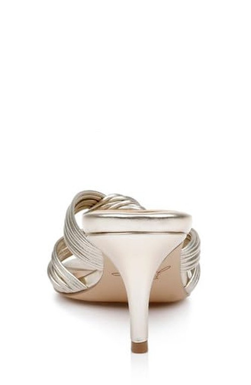 Mia Twisted Leather Mules