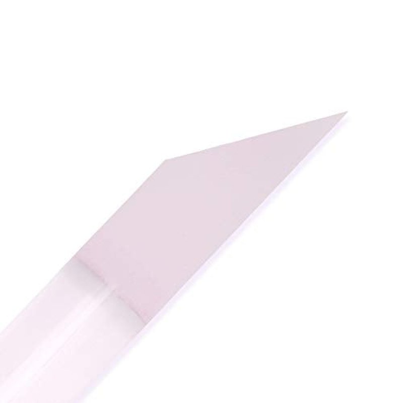 Glass Cuticle Pusher for Manicure and Pedicure - Original Czech Product (Pink)