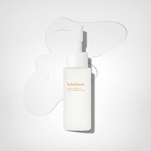 Sulwhasoo Gentle Lightweight, silky texture Korean Double Cleansing oil to melt away Waterproof Makeup, 1.69 fl. oz.