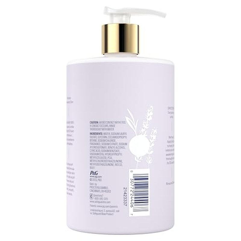 Safeguard Liquid Hand Soap, Skin Zen, Washes Away 99% Bacteria, Made with Natural Moisturizers & 2X Skin Conditioners, Safeguarding Families, PH Balanced Formula, Lavender & Sandalwood Scent, 16 oz