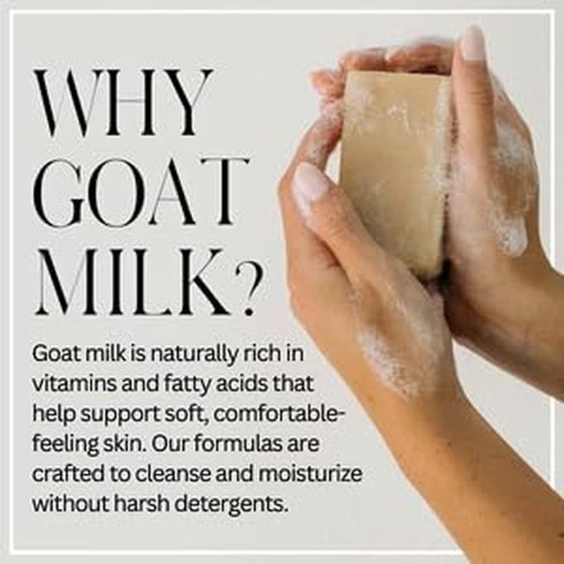 Bend Soap Company All Natural Handmade Goat Milk Soap for Dry Skin Relief, Mount Bachelor Pine, 4.5 oz Bars, 4 Pack