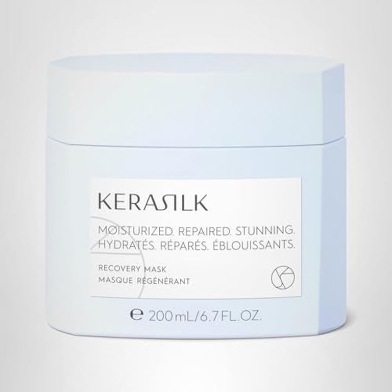 KERASILK Recovery Mask | Provides Deep Moisture & Nourishment | Prevents Hair Breakage & Recurring Dryness | For Dry, Stressed & Damaged Hair | Ideal For Various Hair Types & Textures| 200ml