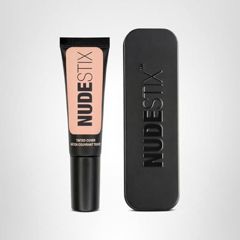 Nudestix Tinted Cover Liquid Foundation – Lightweight, Buildable Coverage for a Natural Radiant Finish | Hydrating Formula with 18 Botanical Extracts | Clean, Vegan Makeup, Shade: Nude 2