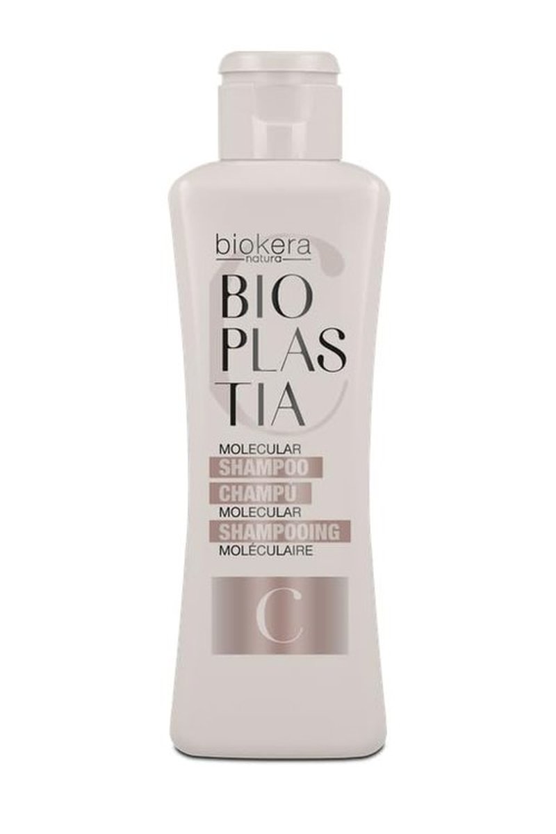 SALERM - Molecular Shampoo - Biokera Bioplastia - 300 ml - Sulfate and Paraben-Free Shampoo - Vegan Keratin - Revitalizes Hair Fiber and Balances pH After Straightening - Frizz-Free Hair