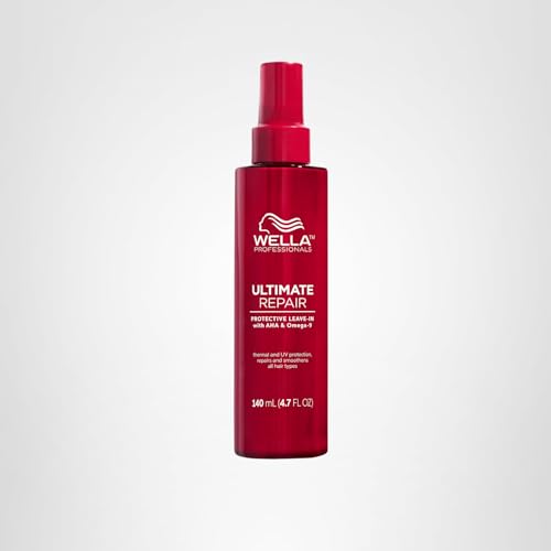 Wella Professionals ULTIMATE REPAIR Protective Leave-In Treatment for Damaged Hair | Thermal, UV Protection | Repairs & Smoothens | For All Hair Types | 4.7 Fl Oz