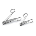 EZ Grip Nail Clipper Set – Includes Small & Large Clippers with Comfort Grip, Stainless Steel Blades for Toenails & Nails