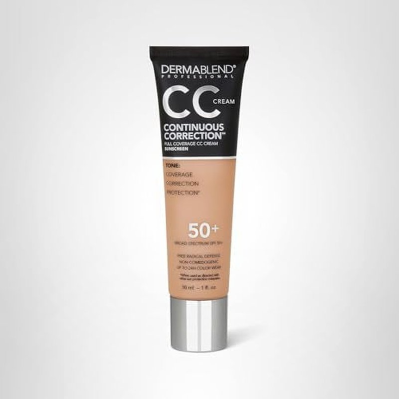 Dermablend Continuous Correction Tone-Evening CC Cream SPF 50+, 40N, 1 fl. oz. (Pack of 1)