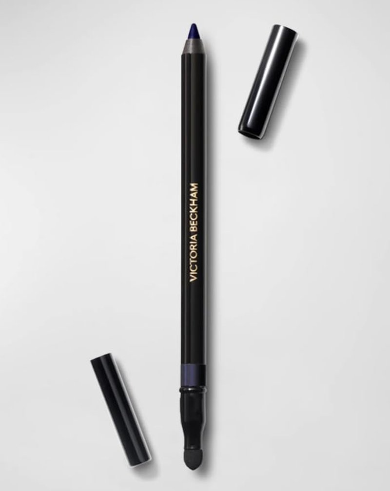 Victoria Beckham Satin Kajal Eyeliner - Longwear Waterproof in Navy Noir | Includes Face Sheet Masque