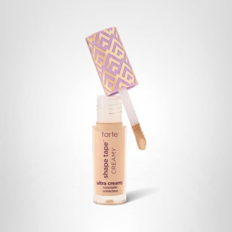 tarte shape tape creamy concealer – Full Coverage Makeup with Built-In Eye Cream, 24HR Hydrating Natural Moisturizing Matte Finish for Redness & Fine Lines, Vegan & Cruelty-Free, travel size, 22N