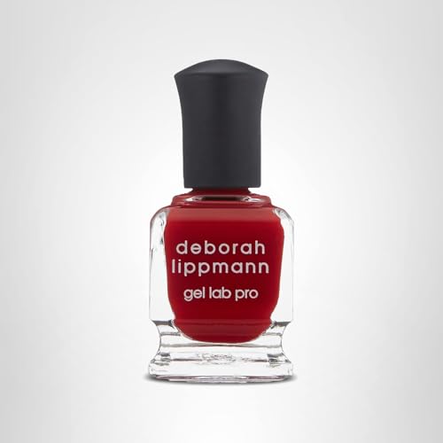 Deborah Lippmann Gel Lab Pro Nail Polish Treatment Enriched for Health, Wear, and Shine No Animal Testing, 21 Free, Vegan Red and Purple Colors