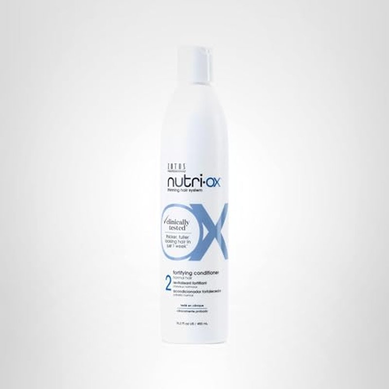 NUTRI-OX Fortifying Conditioner Normal for Thinning Hair | Thicker, Fuller-Looking Hair | Clinically & Dermatologically Tested | Peppermint | Color-Safe | 15.2 Fl Oz