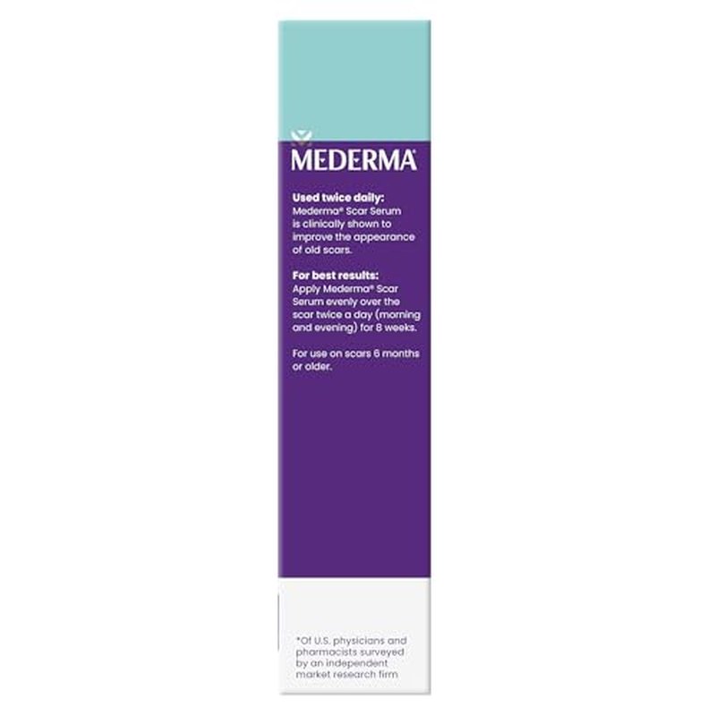 Mederma Scar Serum – Triple-Action Formula with Vitamin E, Hyaluronic Acid & Niacinamide – Clinically Shown to Reduce Old Scars, 1 Fl. Oz.