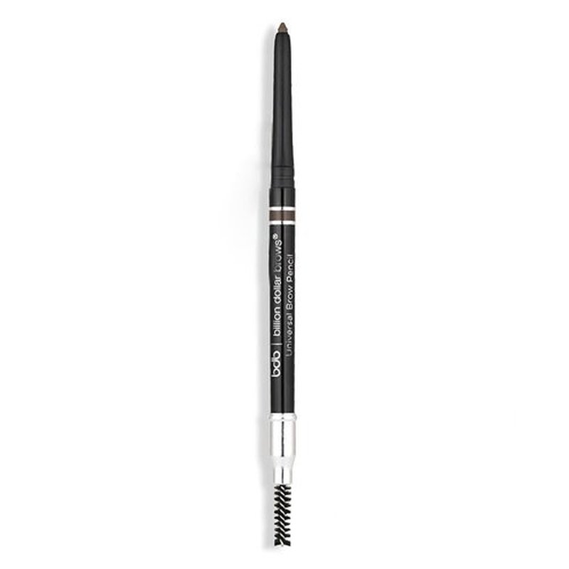Billion Dollar Brows Universal Eyebrow Pencil - Dual-Ended Precision Tip & Spoolie, Waterproof, Vegan