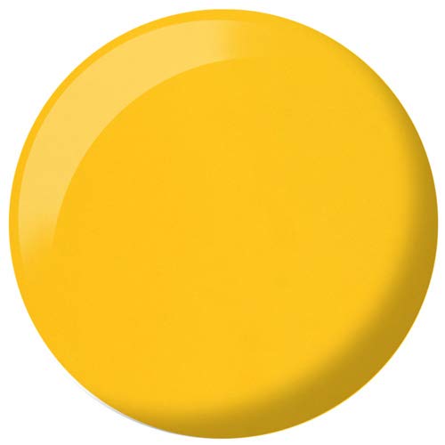 DND Gel Polish Set - Yellow Collection | UV/LED Gel & Air Dry Nail Lacquer Duo, 0.5 Fl Oz Each