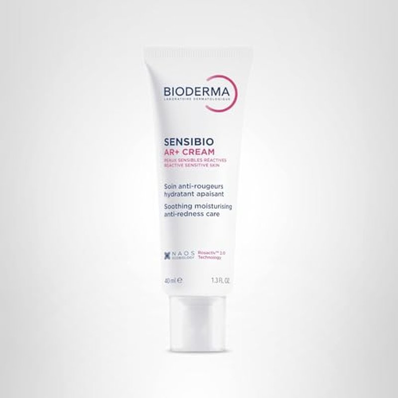 Bioderma Sensibio AR+ Cream, Facial Redness Relief Lotion for Sensitive Skin, Soothing and Moisturizing Care