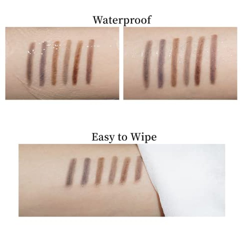 Eyebrow Pencil,2Pcs Professional Micro Brow Pencil with Spoolie Brush,Longwearing Waterproof Eyebrow Pencil,Eye Brow Pencils for Women.(Soft Brown)