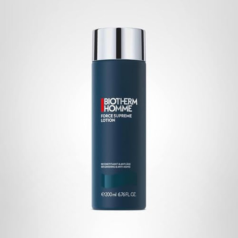 Biotherm Force Supreme Lotion, Replenishing & Anti-Aging Face Lotion for Men with Pro-Xylane and Cedar Bud Extract, Firms and Tones the Skin, Helps Reduces Signs of Aging, 6.8 Fl. Oz.