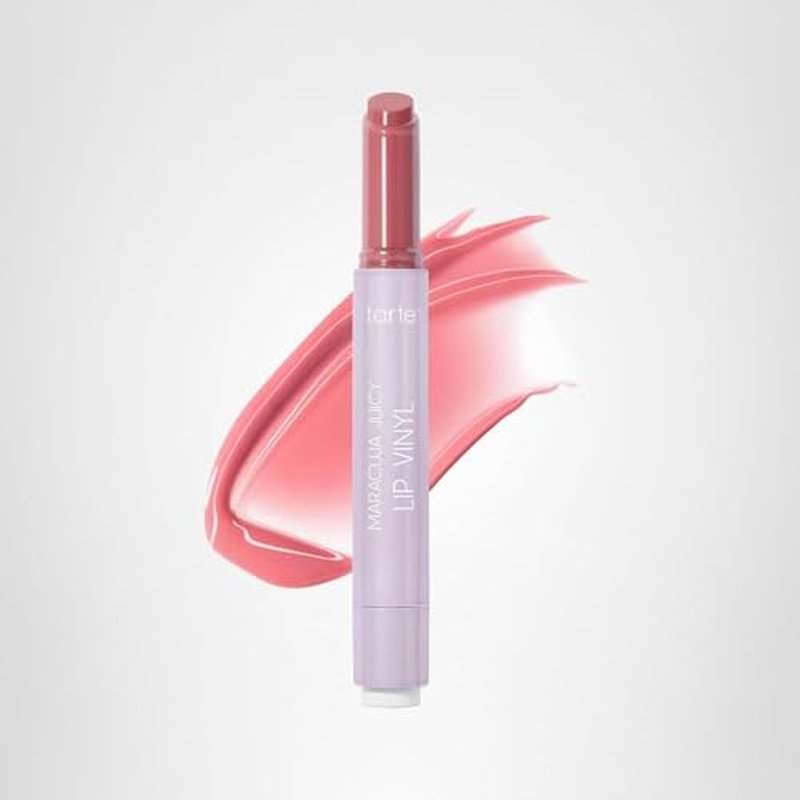 tarte maracuja juicy lip vinyl gloss – Hydrating & Volumizing Lipgloss Balm with Hyaluronic Acid, Vitamin E to Plump & Moisturize, Vegan & Cruelty-Free, full size, sheer iris