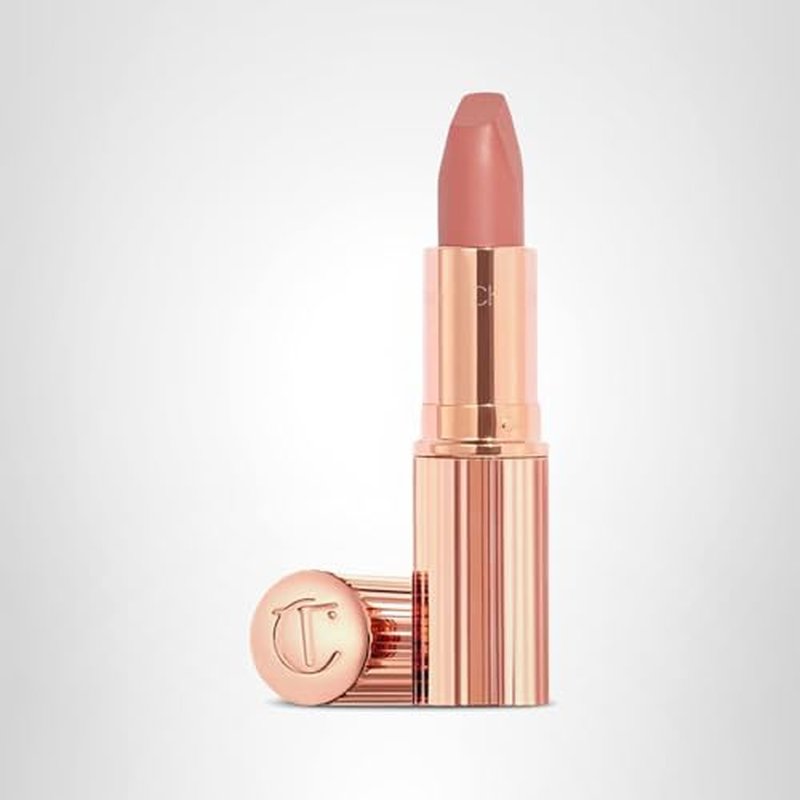 Charlotte Tilbury Matte Revolution Lipstick - Long Lasting, Matte Lipstick with Buildable Color & Lip-Loving Ingredients - Creamy, Easy to Blend Formula - Pillow Talk Original
