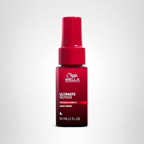 Wella Professionals ULTIMATE REPAIR Night Hair Serum | Protection Against Night Stressors for All Hair Types | 1 Fl Oz - Packaging May Vary