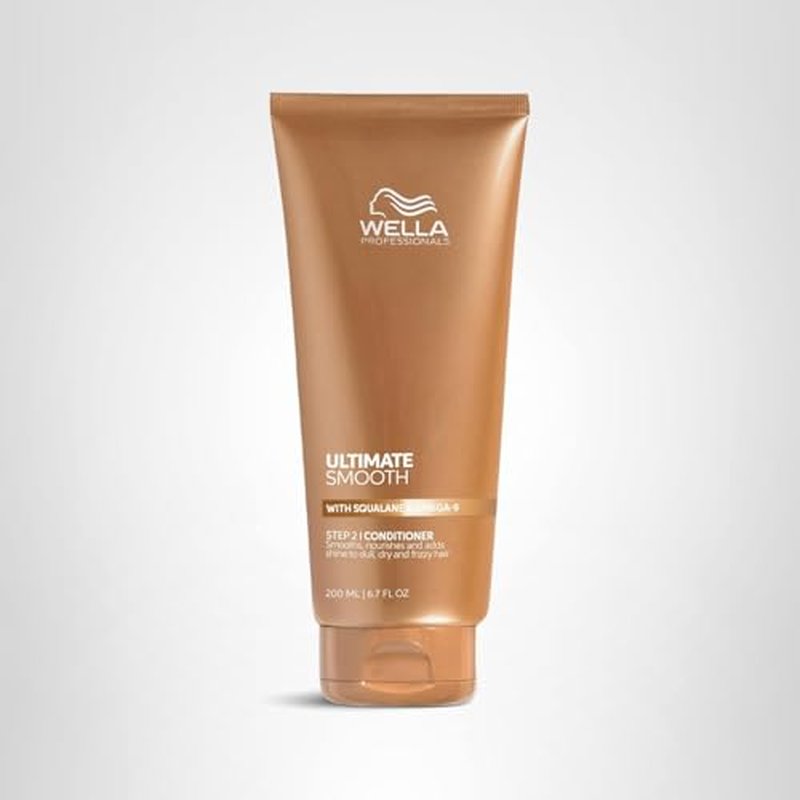 Wella Professionals ULTIMATE SMOOTH Conditioner | Treatment for Dry & Frizzy Hair | With Squalane & Omega 9 | 6.7 Fl Oz
