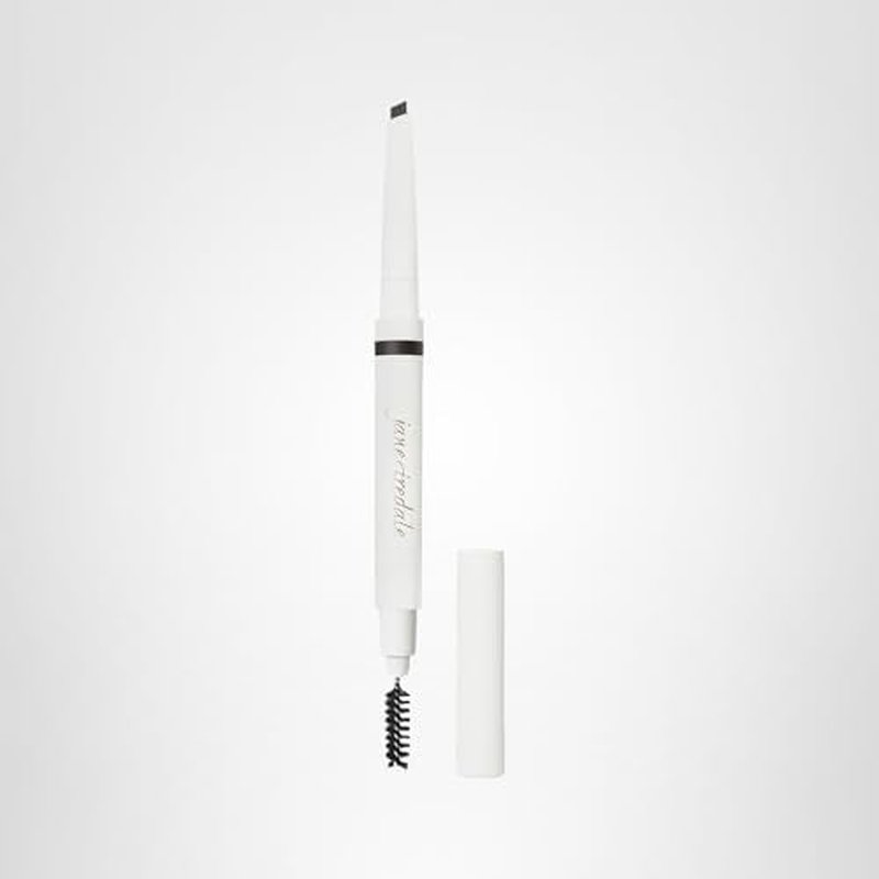 jane iredale PureBrow Shaping Pencil Retractable Pencil + Spoolie Expertly Outlines, Shapes, Fills, & Fluffs, Water-Resistant, Smudge-Proof Formula