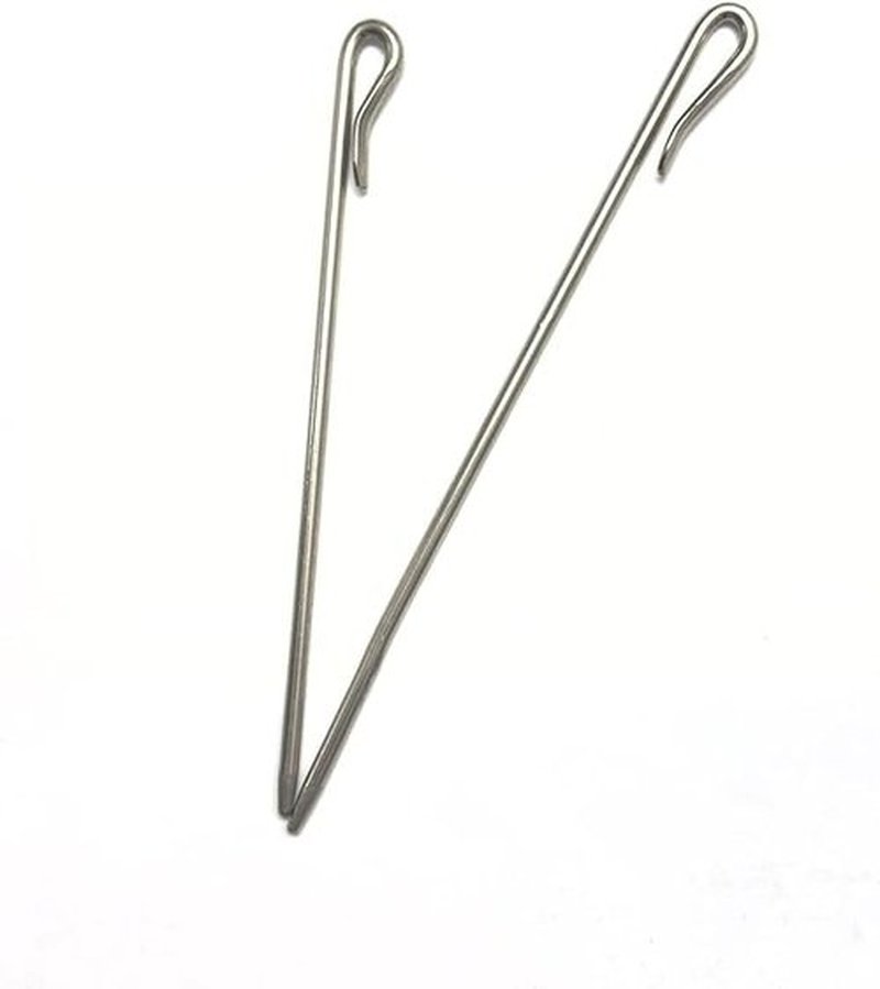 Banika Salai(Baaz) for Turban/Pagg | 5 Inch/12.7 cm | Punjabi Baaz (Steel Hook, Pack of 3)