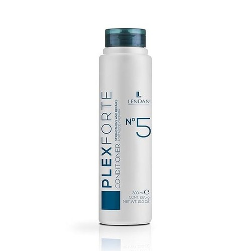 Lendan PlexForte Recomended KIT No.3 Instant Hair Repair Mask Shot of 6 Ampoules 0.44fl.oz. each + No.5 Strengthens and Repair Conditioner 300ml for Damaged Hair