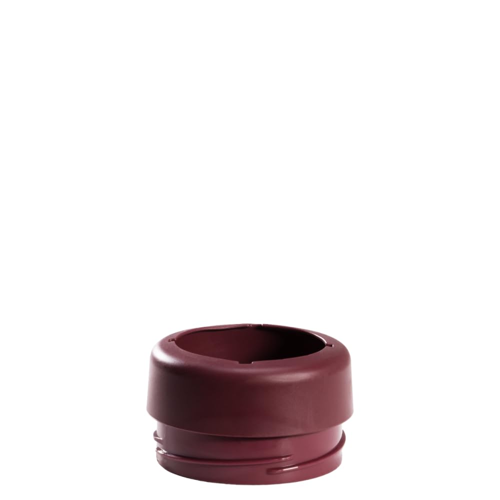 HydroJug Slim Can Cooler 12 oz, Stainless Steel Can Holder, Merlot
