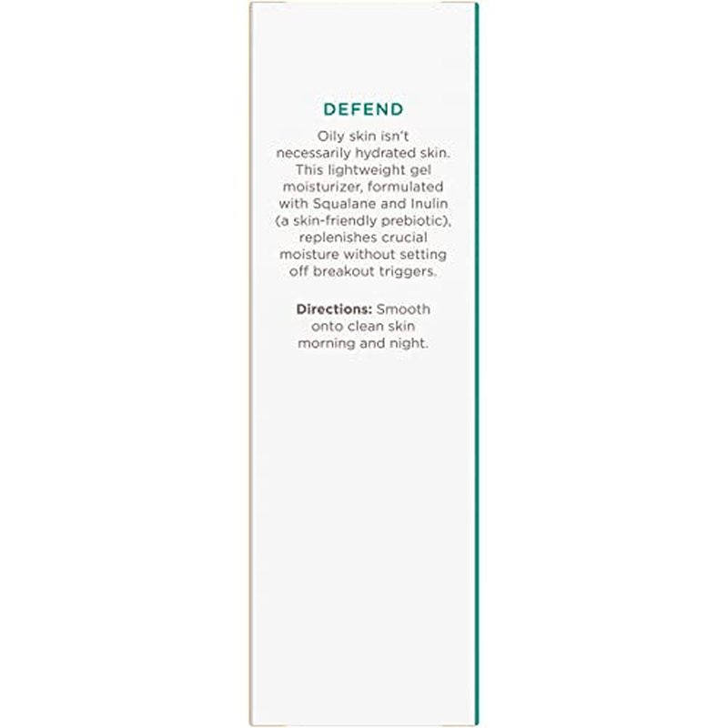 Burt's Bees Clear and Balanced Skin Balancing Gel Cream With Squalane and Prebiotic, Gel Moisturizer for Breakout-Prone Skin, 1.8 oz. Bottle