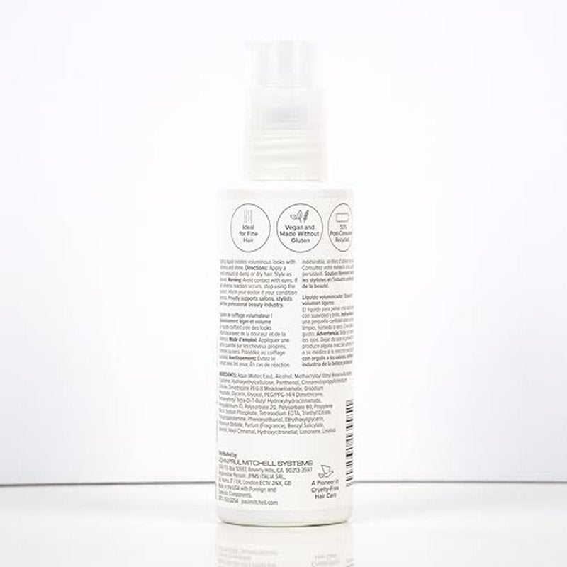Paul Mitchell Extra-Body Thicken Up Styling Liquid, Lightweight Formula, Adds Fullness, For Fine Hair, 5.1 oz