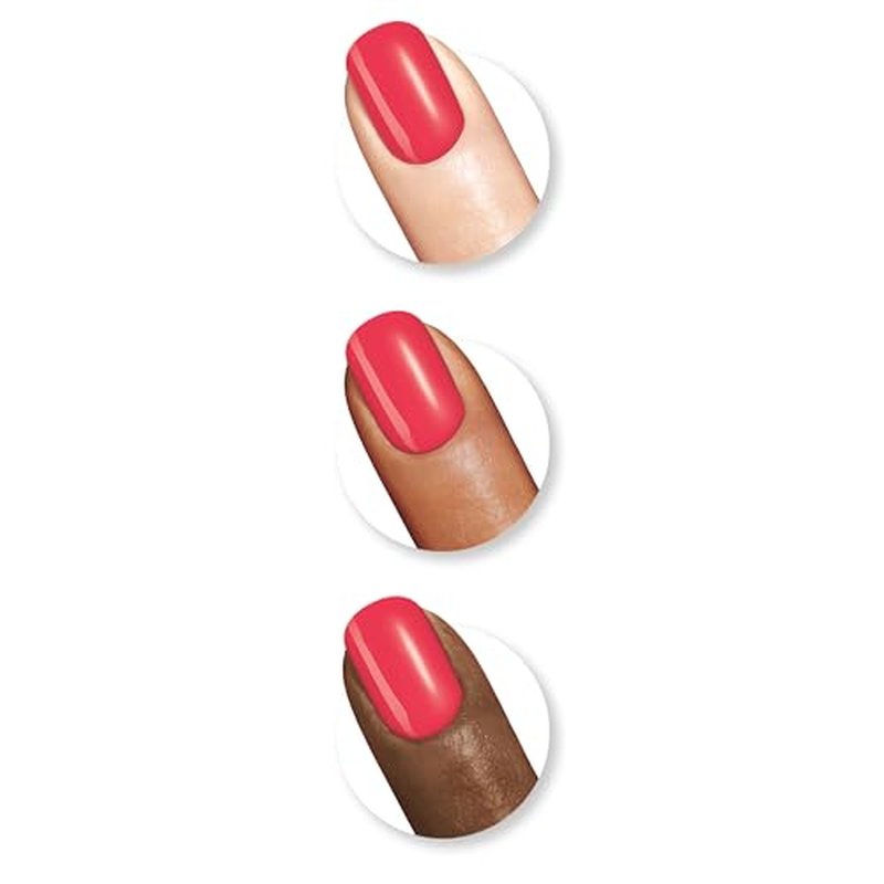 Sally Hansen Insta-Dri®, Peachy Breeze, Quick Dry, Long Lasting, Streak-Free Shine, Pink Nail Polish, Pack of 2