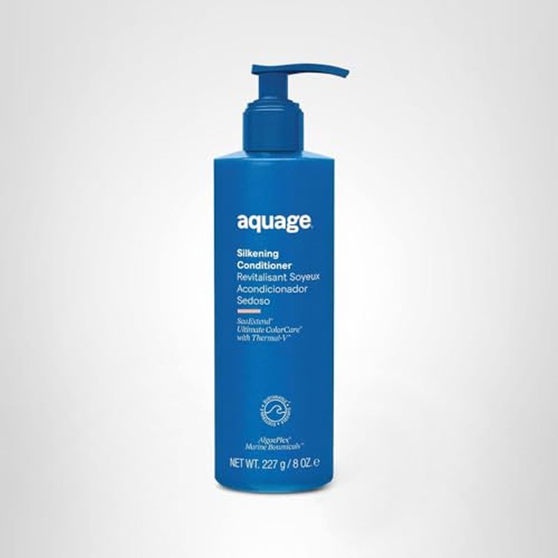 AQUAGE SeaExtend Silkening Conditioner, Improves Manageability and Prepares Hair for Sleek, Smooth Styling with Frizz-Free Results, 8 oz