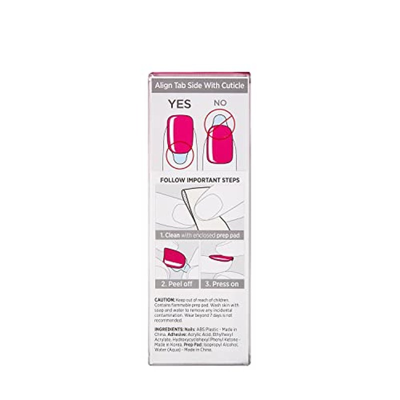 KISS imPRESS Press-On Nails Manicure Set, Orchid Festival | Pack of 2 | 30 Nails | Chip-Proof | Polish-Free