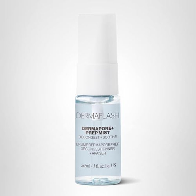 DERMAFLASH DERMAPORE+ Prep Face Mist, Mineral Facial Cleanser & Pore Minimizer for Face, 30ml