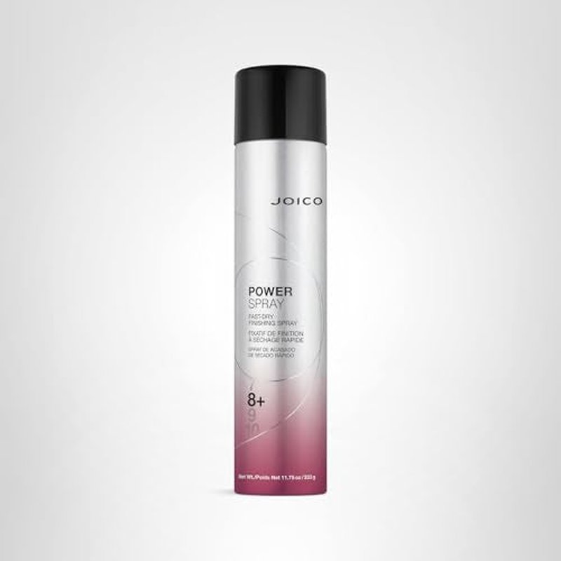 Joico Power Spray Fast-Dry Finishing Spray | For Most Hair Types | Protect Against Heat & Humidity | Protect Against Pollution & Harmful UV | Paraben & Sulfate Free | 72 Hour Hold | 11.75 Fl Oz